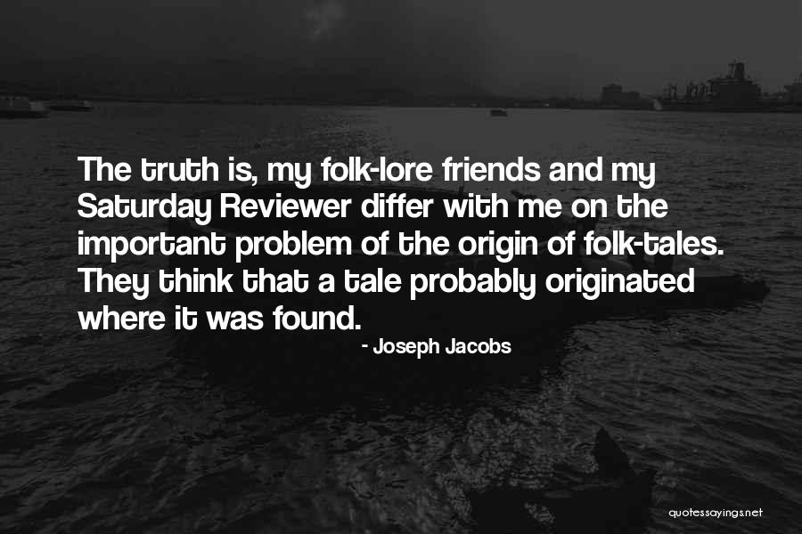 Joseph Jacobs Quotes 587081