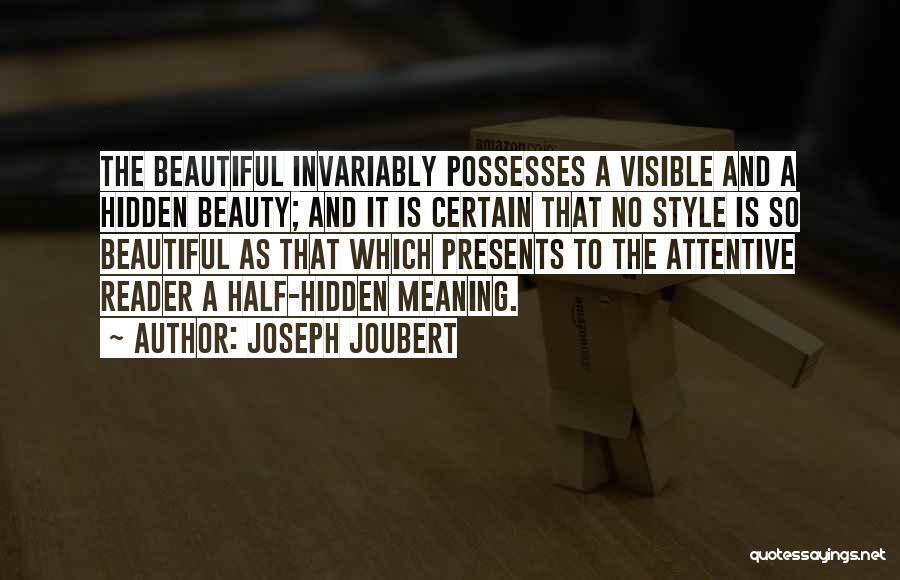 Joseph Joubert Quotes 942104