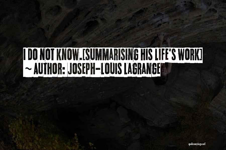 Joseph-Louis Lagrange Quotes 1496668