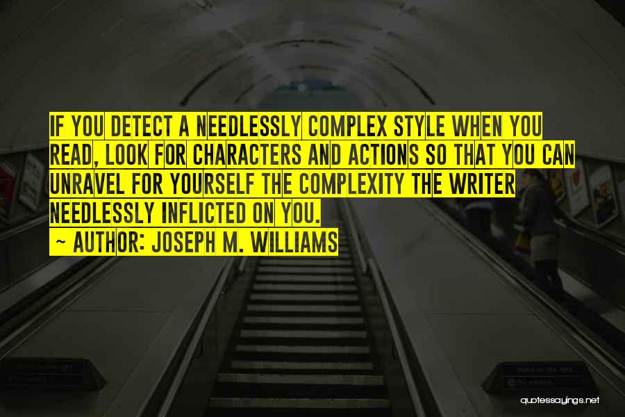 Joseph M. Williams Quotes 977185