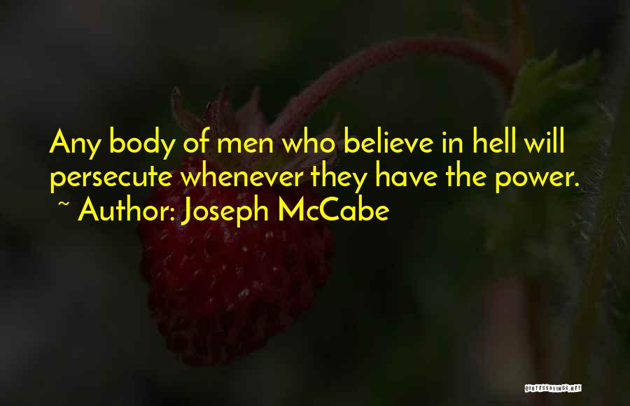 Joseph McCabe Quotes 1455233