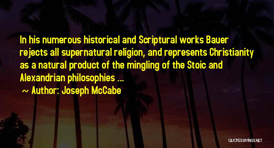 Joseph McCabe Quotes 988113