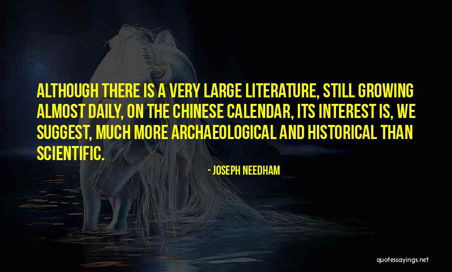 Joseph Needham Quotes 969076