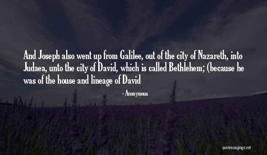 Joseph Of Nazareth Quotes By Anonymous Joseph Of Nazareth Quotes By Anonymous