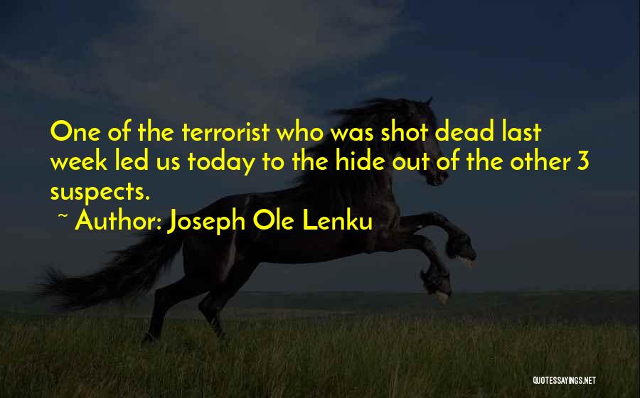 Joseph Ole Lenku Quotes 1830392