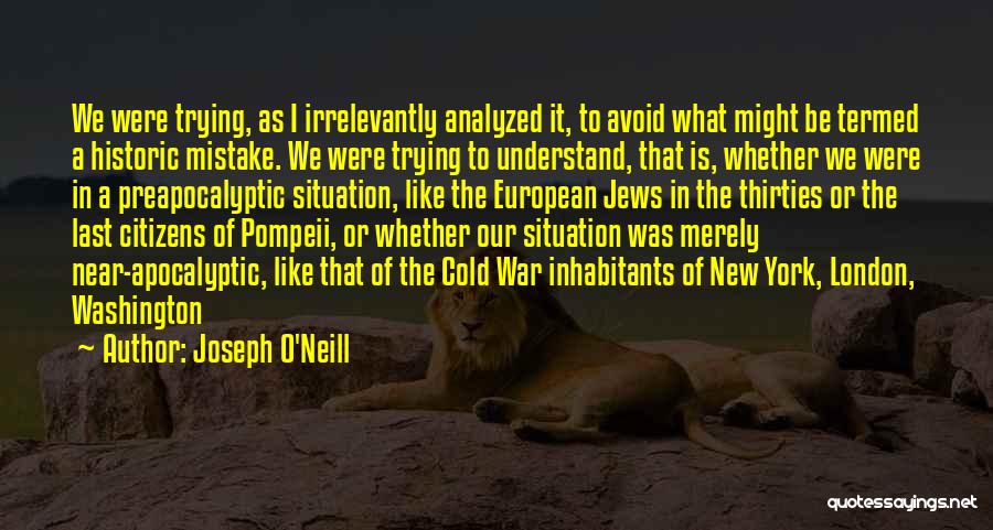 Joseph O'Neill Quotes 148108