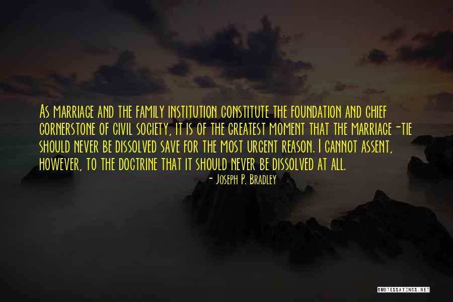 Joseph P. Bradley Quotes 301143