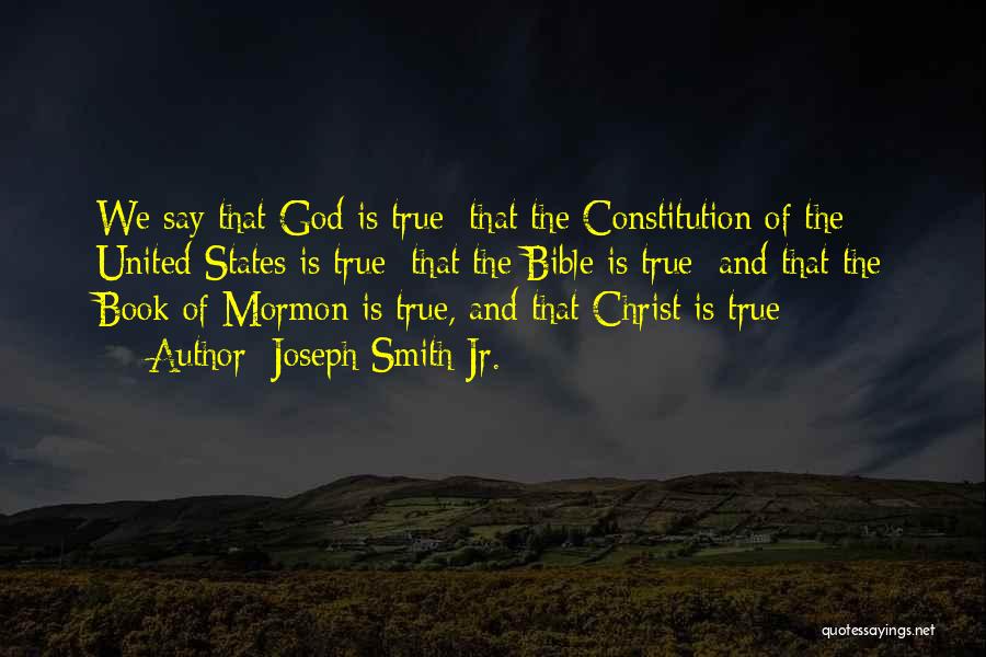 Joseph Smith Jr. Quotes 543809