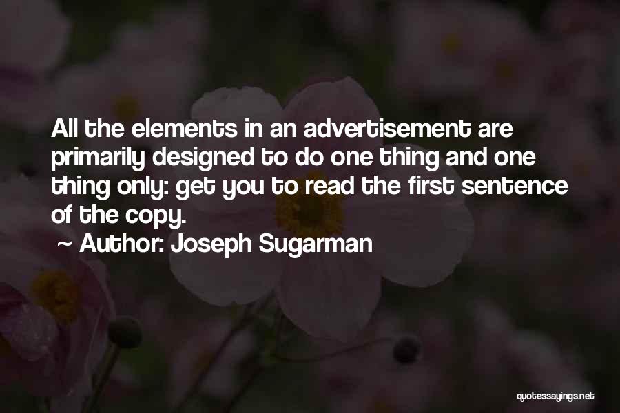 Joseph Sugarman Quotes 2106637