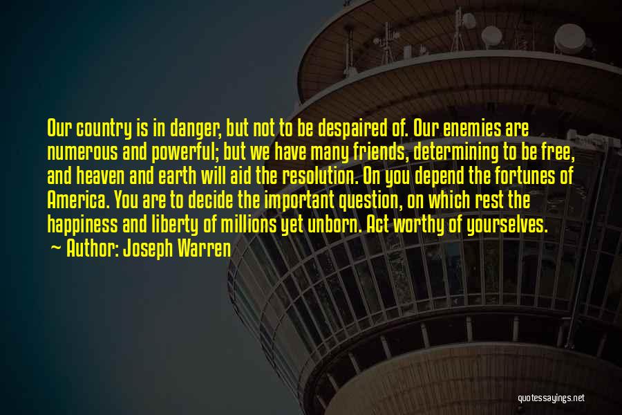 Joseph Warren Quotes 88410