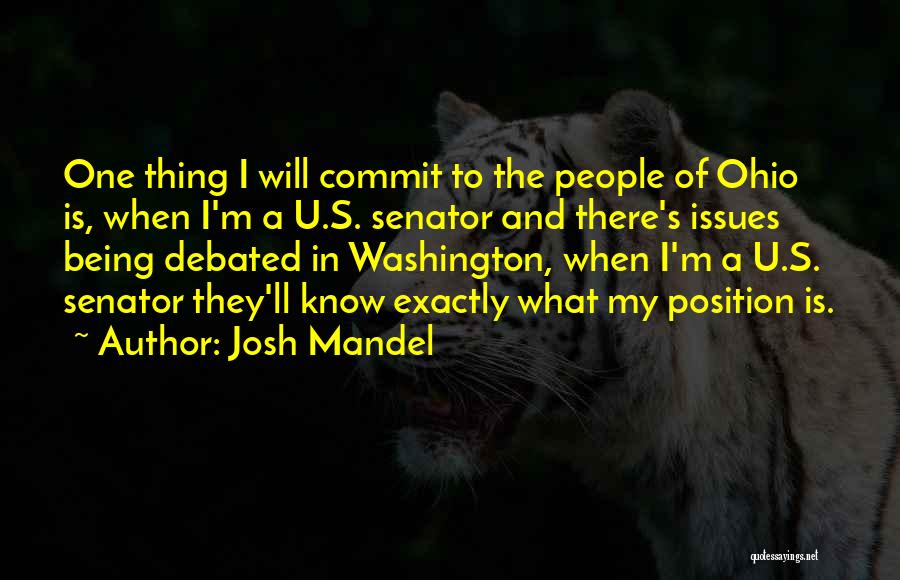 Josh Mandel Quotes 892802