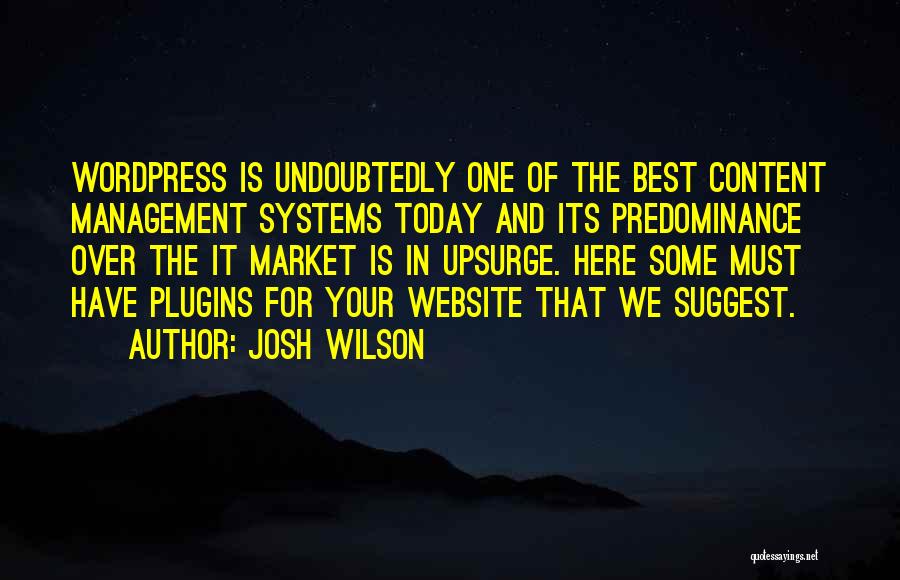 Josh Wilson Quotes 1055785