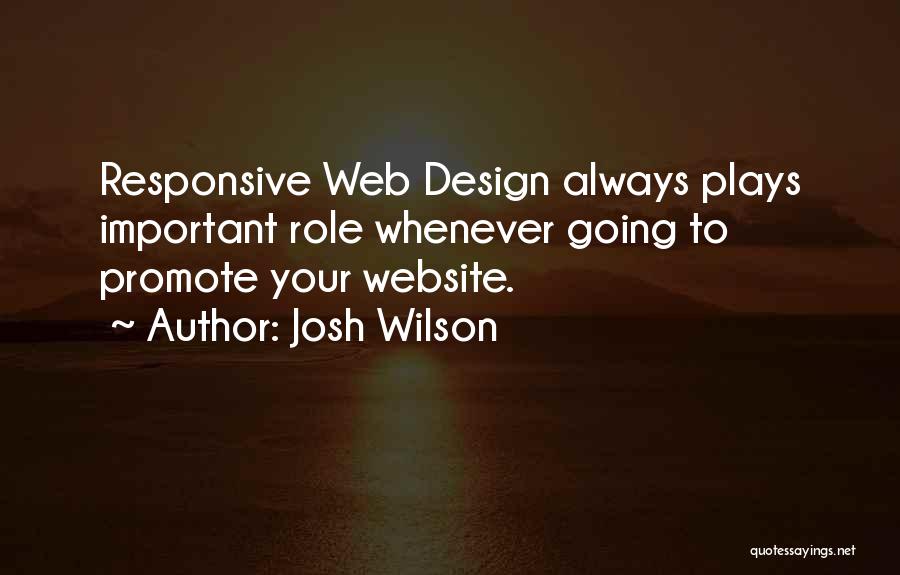 Josh Wilson Quotes 1430986