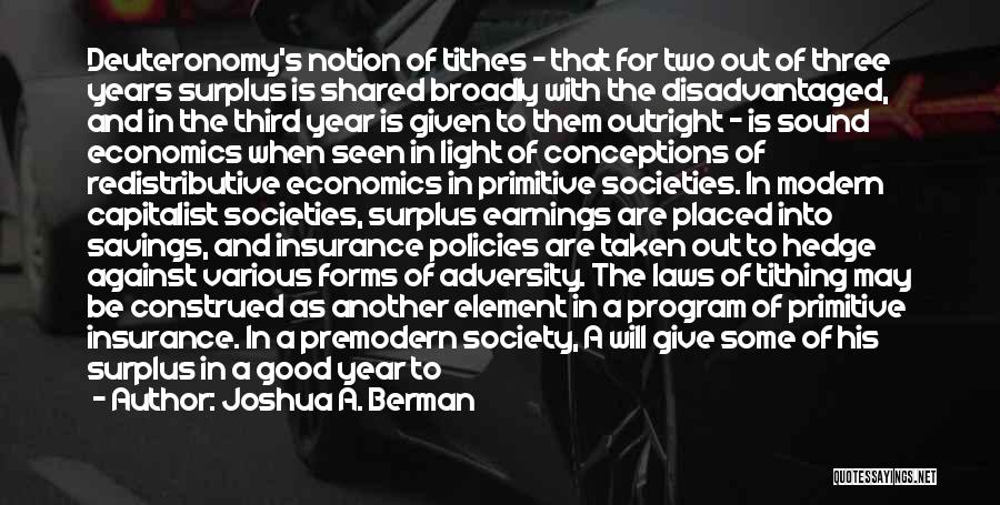 Joshua A. Berman Quotes 2223217