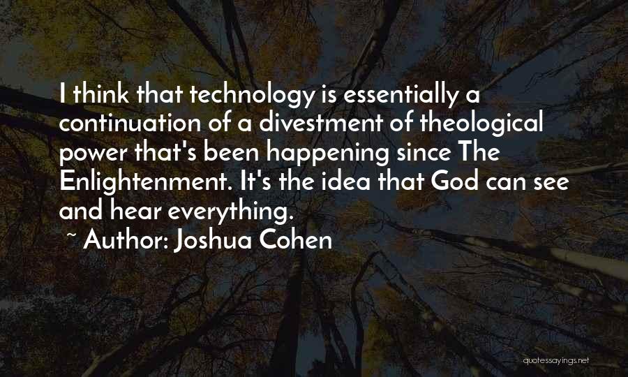 Joshua Cohen Quotes 1203747