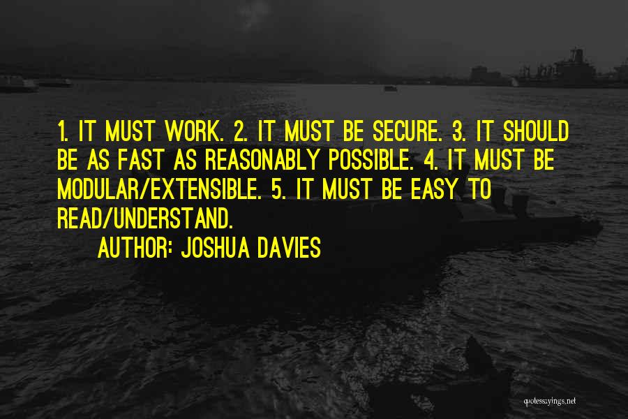 Joshua Davies Quotes 250854