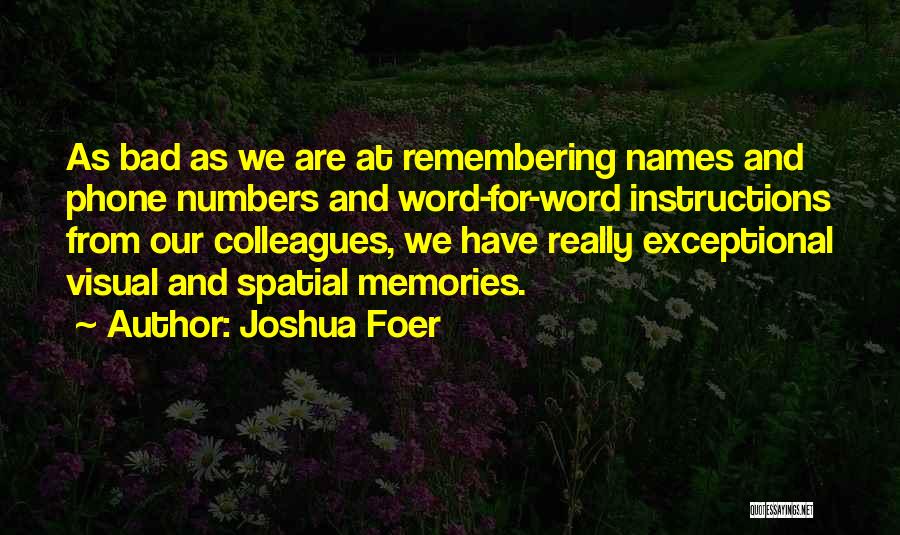 Joshua Foer Quotes 2143902