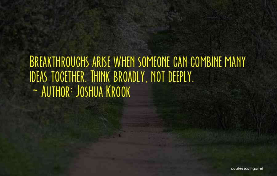 Joshua Krook Quotes 905050