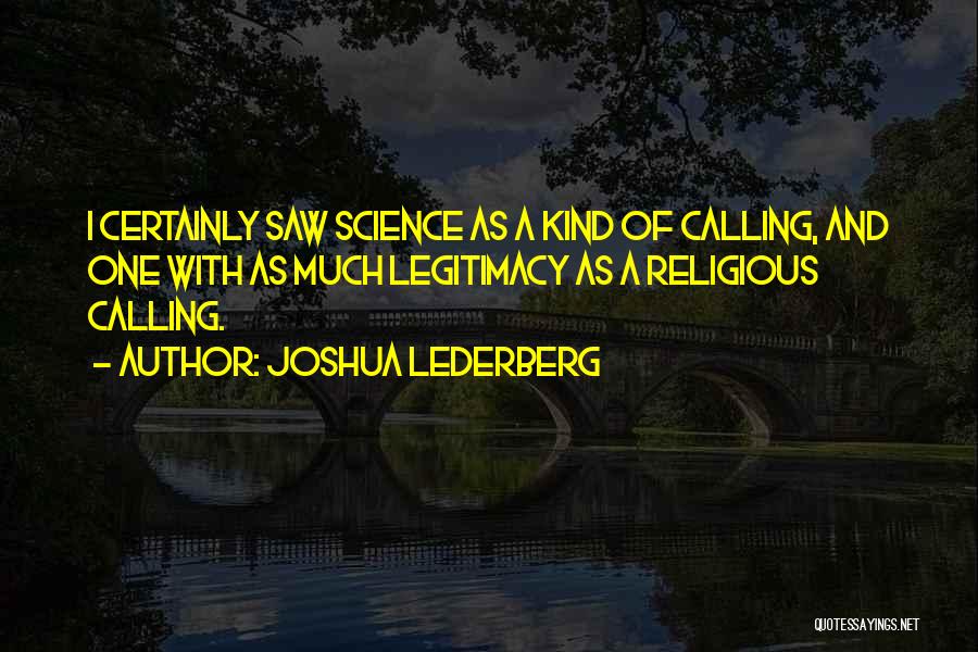 Joshua Lederberg Quotes 1619474