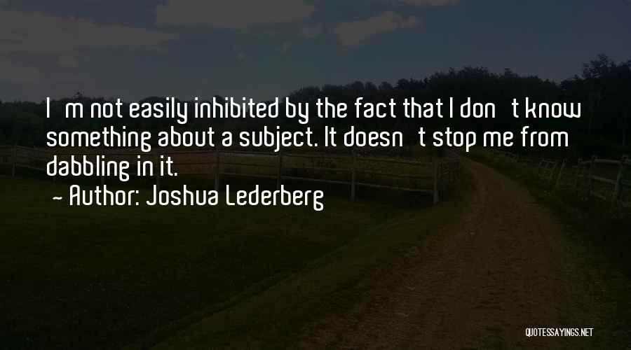 Joshua Lederberg Quotes 1881375