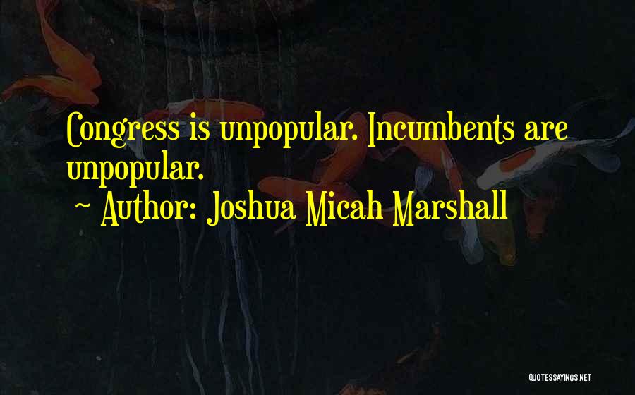 Joshua Micah Marshall Quotes 906677