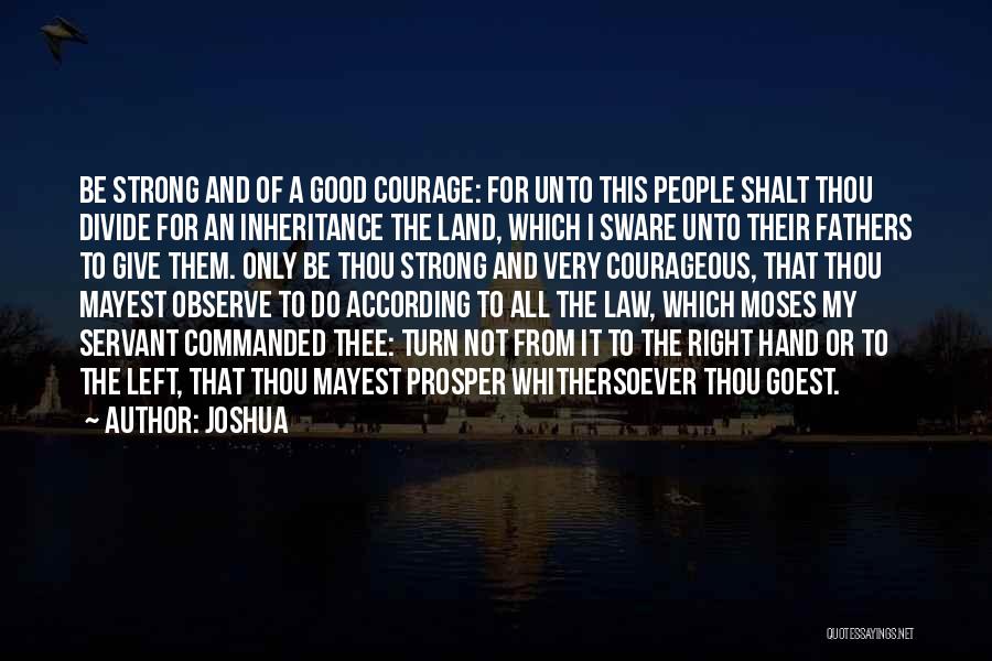 Joshua Quotes 1525260