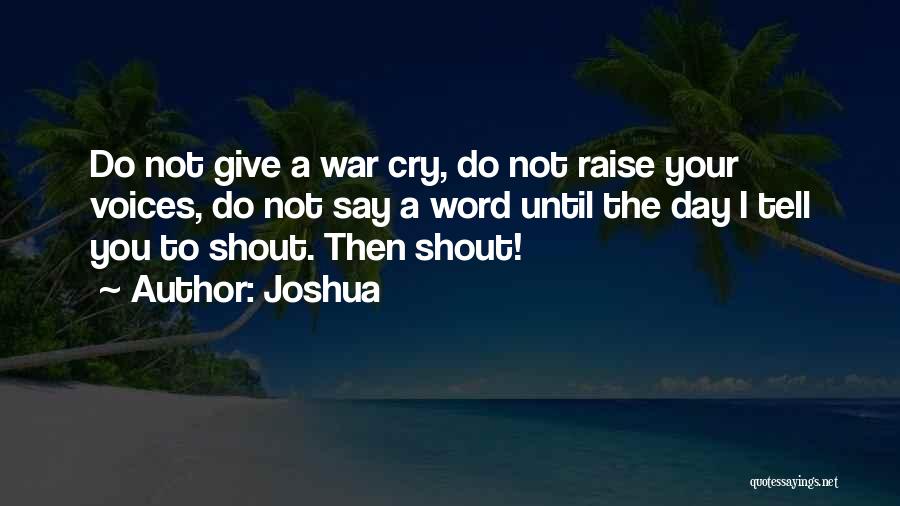 Joshua Quotes 1726216