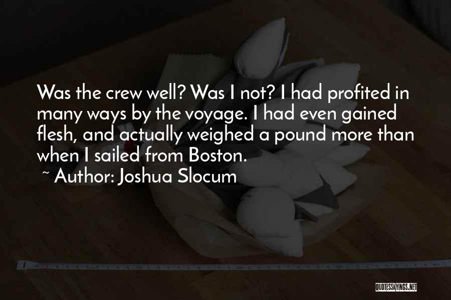 Joshua Slocum Quotes 1001110