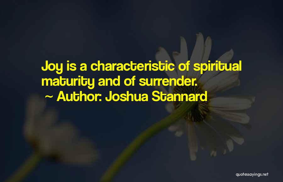 Joshua Stannard Quotes 2158091