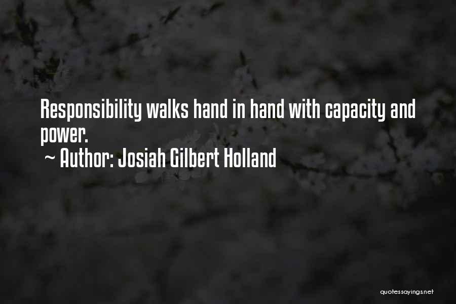 Josiah Gilbert Holland Quotes 245197