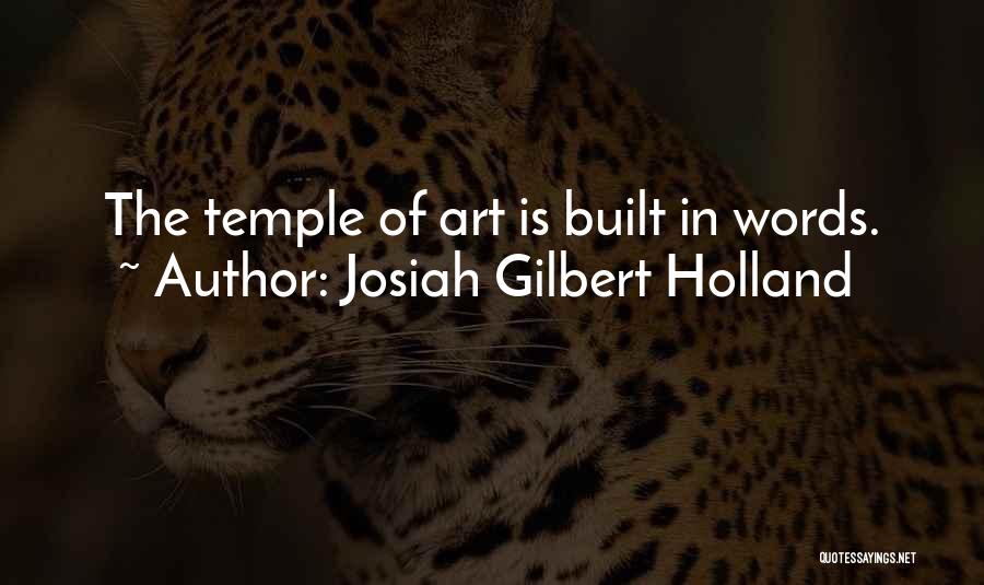 Josiah Gilbert Holland Quotes 834113