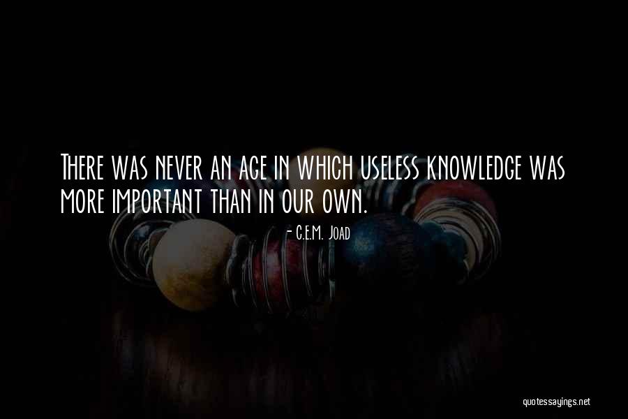 Josipa Carapina Quotes By C.E.M. Joad Josipa Carapina Quotes By C.E.M. Joad