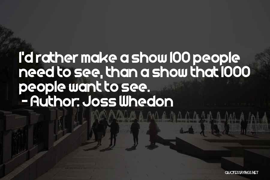 Joss Whedon Quotes 172638