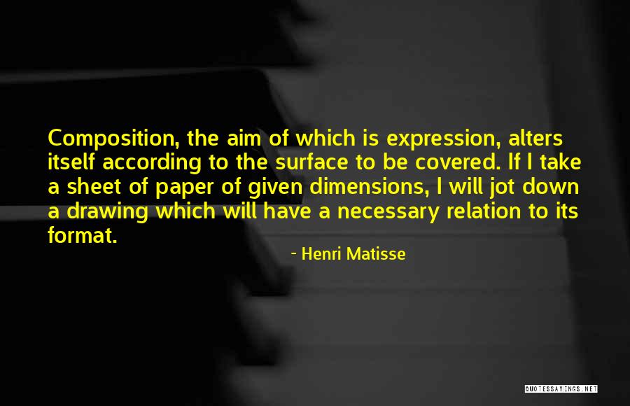 Jot Down Quotes By Henri Matisse Jot Down Quotes By Henri Matisse
