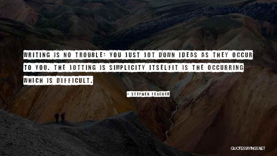 Jotting Quotes By Stephen Leacock Jotting Quotes By Stephen Leacock