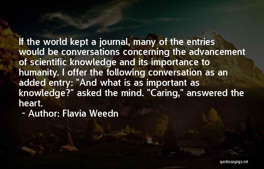 Journal Entry Quotes By Flavia Weedn