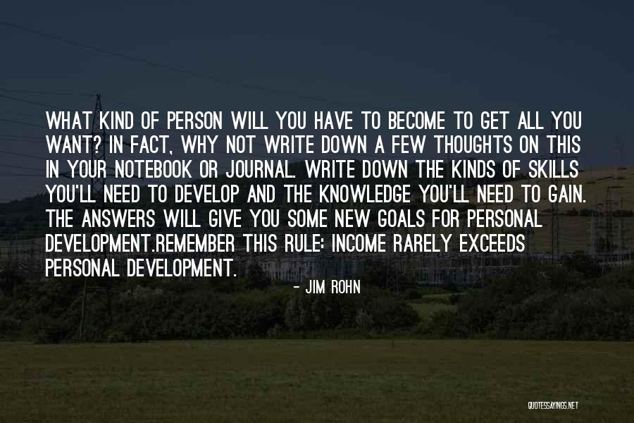 Journal Notebook Quotes By Jim Rohn Journal Notebook Quotes By Jim Rohn