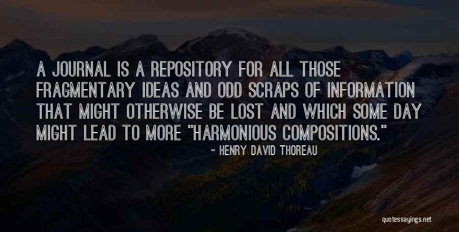 Journal Quotes By Henry David Thoreau