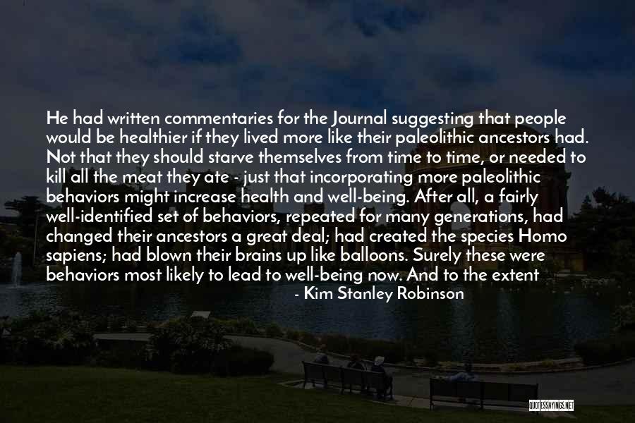 Journal Quotes By Kim Stanley Robinson Journal Quotes By Kim Stanley Robinson