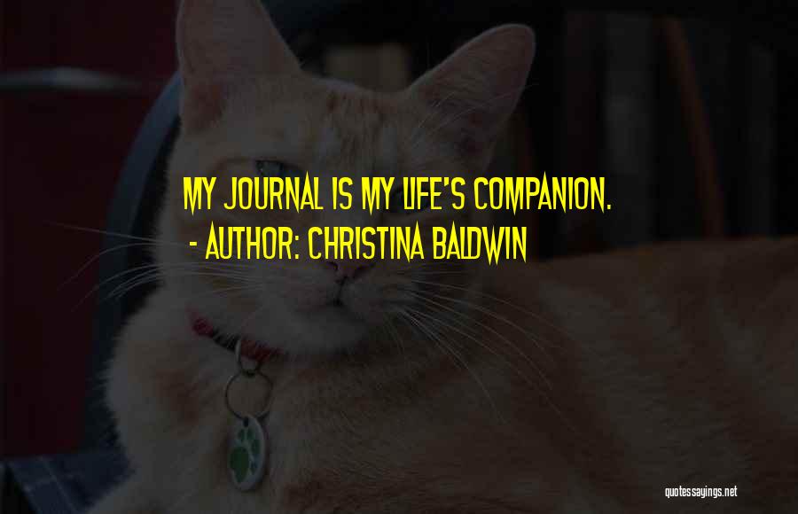 Journaling Quotes By Christina Baldwin