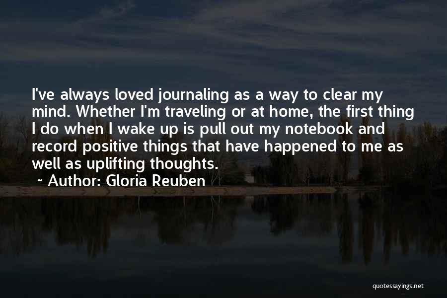 Journaling Quotes By Gloria Reuben