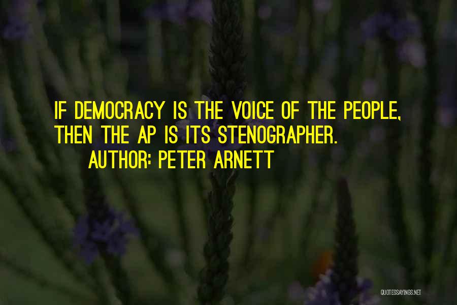 Journalism By Journalists Quotes By Peter Arnett