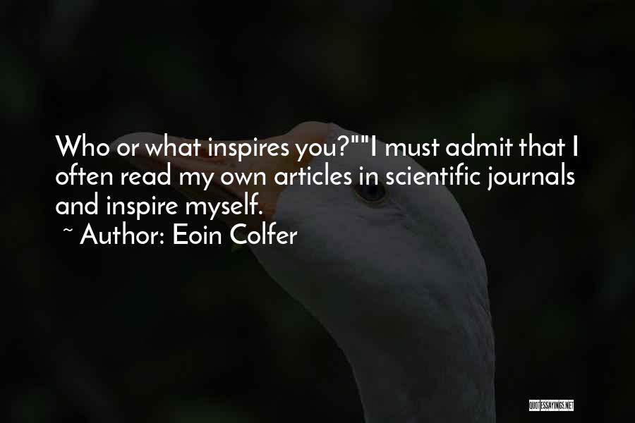 Journals Quotes By Eoin Colfer