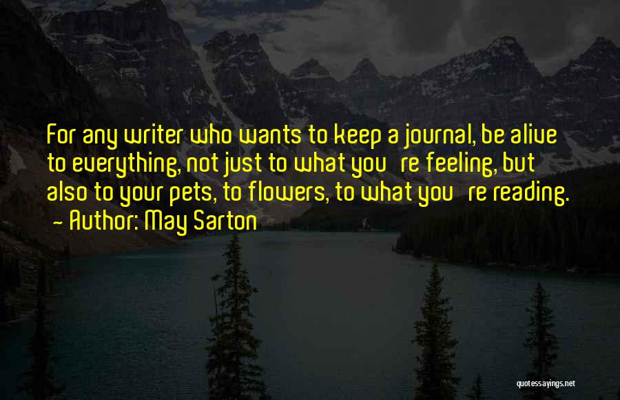 Journals Quotes By May Sarton