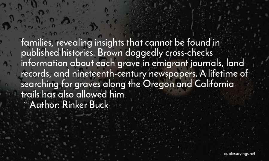 Journals Quotes By Rinker Buck