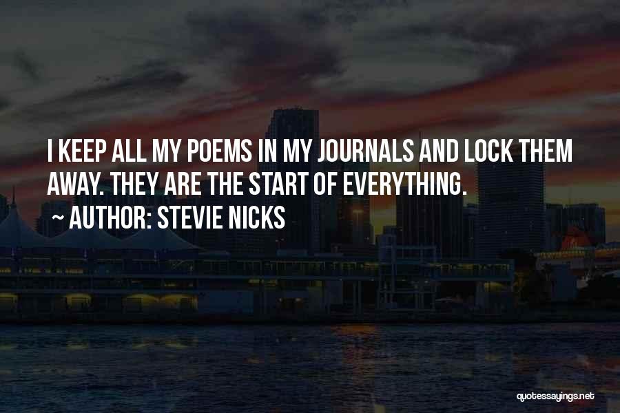 Journals Quotes By Stevie Nicks