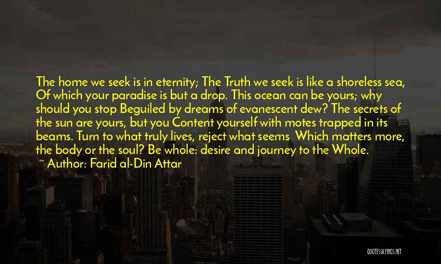 Journey And Dream Quotes By Farid Al-Din Attar