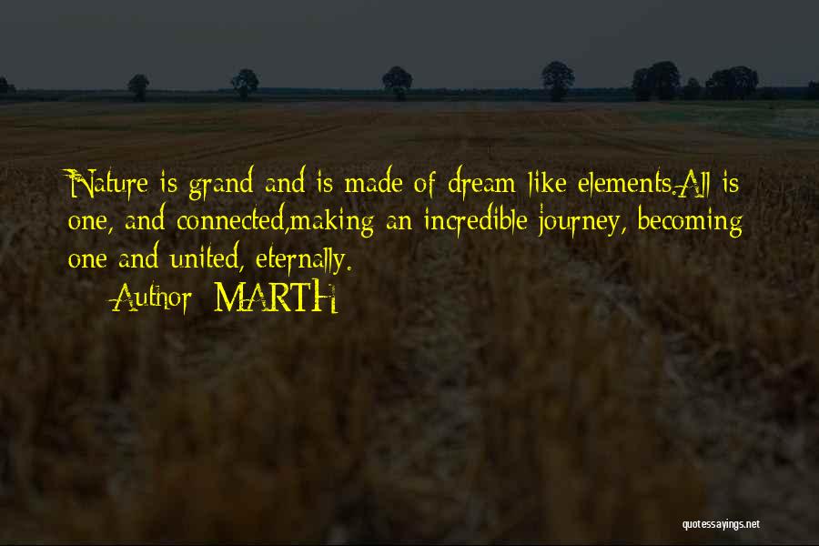 Journey And Dream Quotes By MARTH