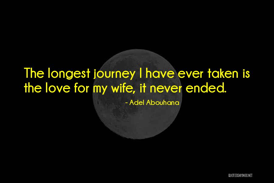 Journey Ended Quotes By Adel Abouhana