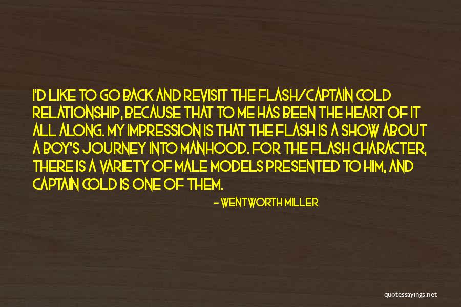 Journey Into Manhood Quotes By Wentworth Miller Journey Into Manhood Quotes By Wentworth Miller
